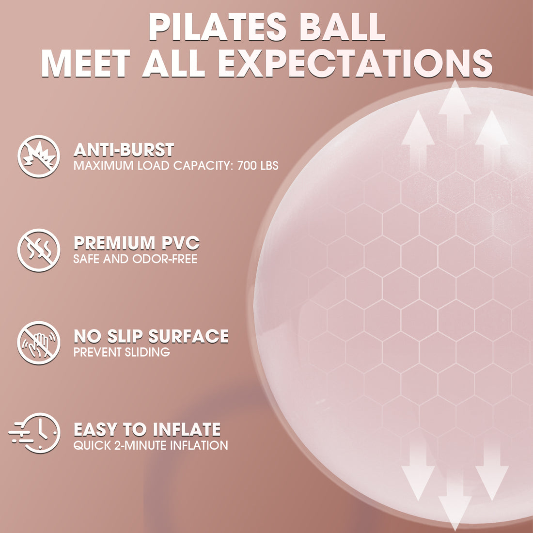 Premium Pilates Ball for Safe Workouts