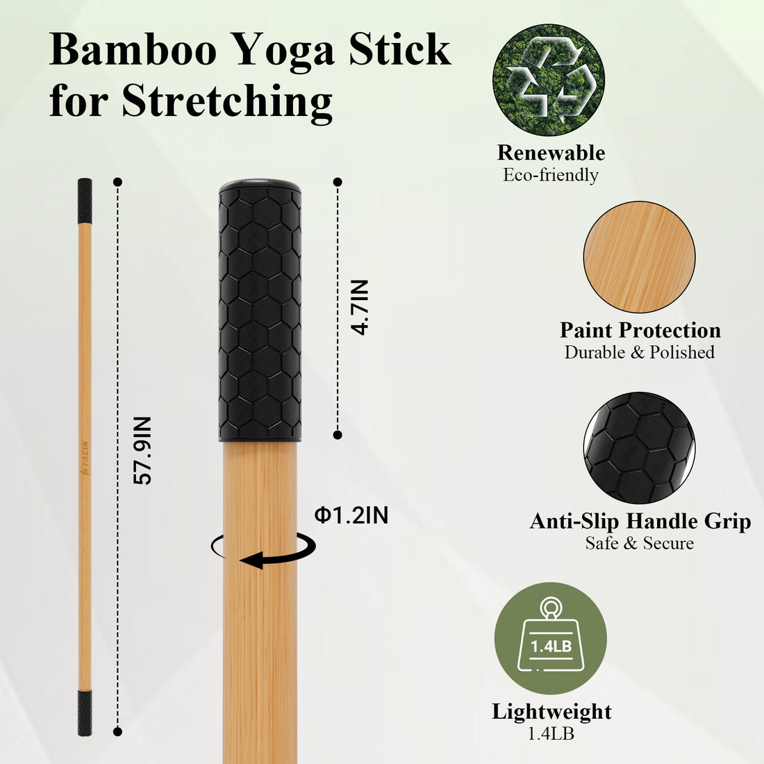 Bamboo Yoga Stick for Stretching