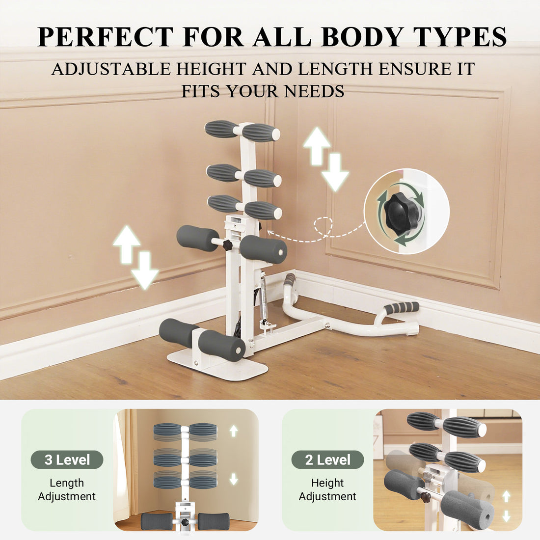 Fully Adjustable for Every Body Type
