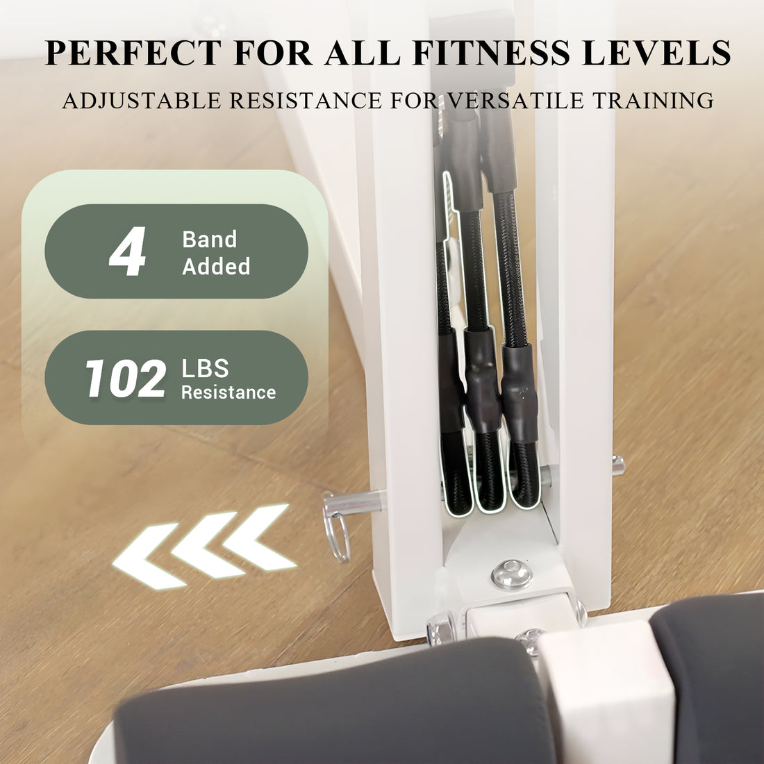 Adjustable Resistance for All Fitness Levels