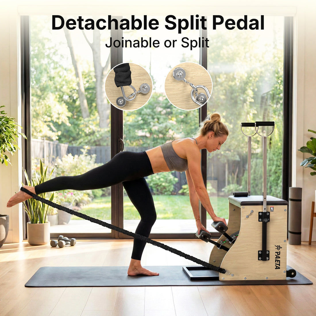 Detachable Split Pedal Design
