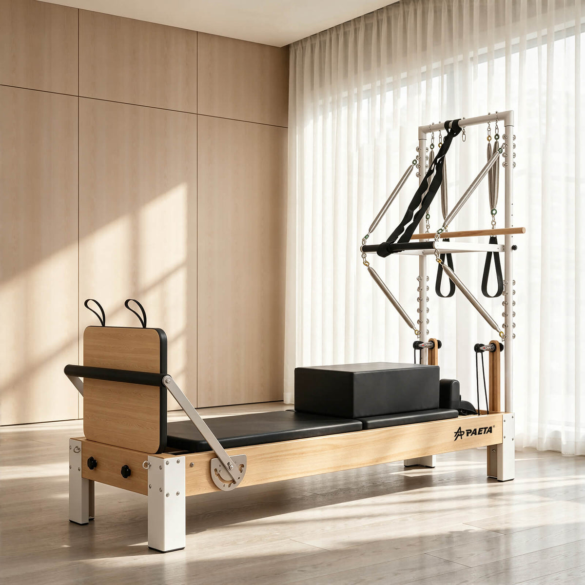 Ascent™ Wood Pilates Reformer with Tower