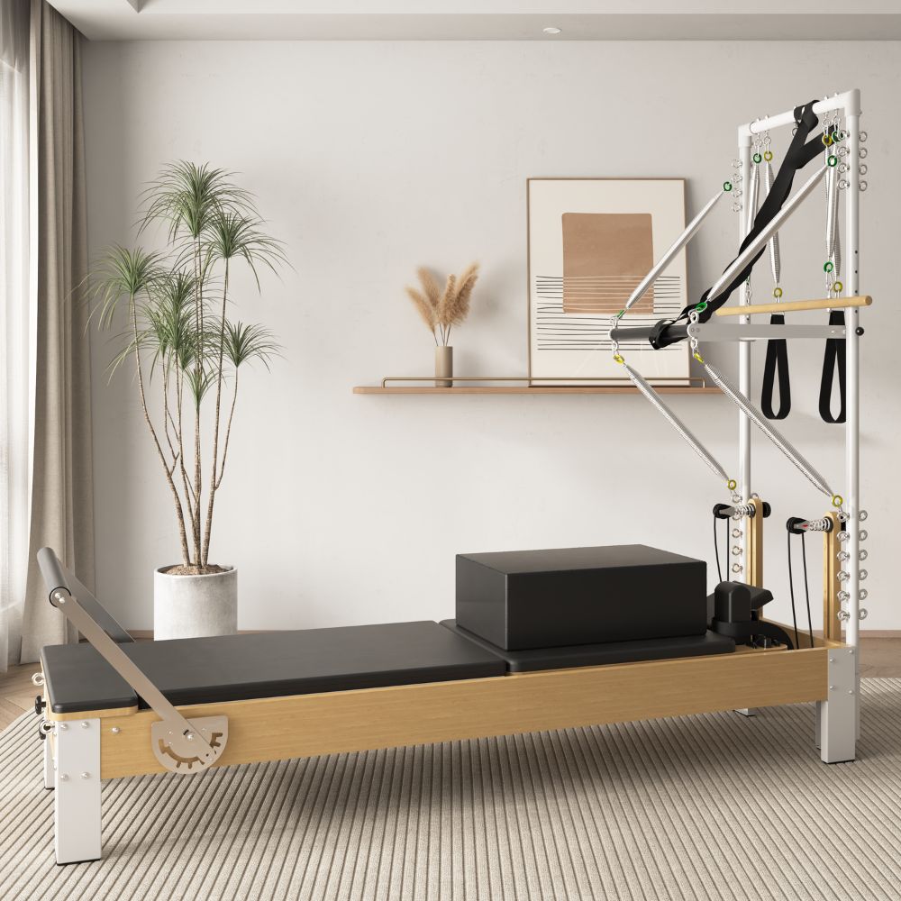 Ascent™ Wood Pilates Reformer with Tower